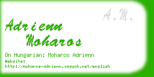 adrienn moharos business card